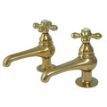 Kingston Brass Restoration Basin Tap Faucet, Polished Brass KS3202AX